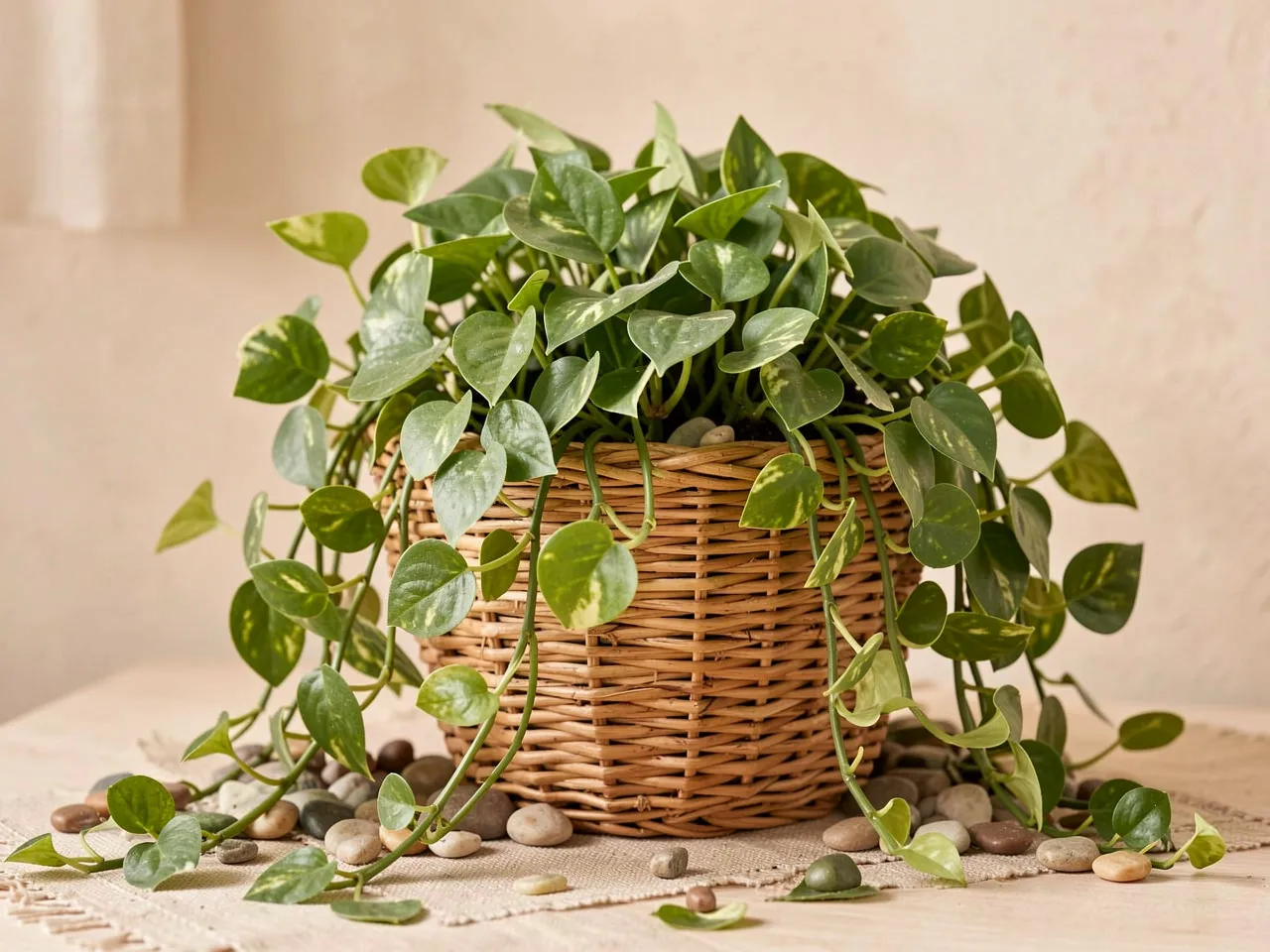 Dekorativt plantearrangement